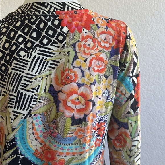 Johnny Was The Janie Favorite Long Sleeve Crew Neck SwingTee - Picture 9 of 10